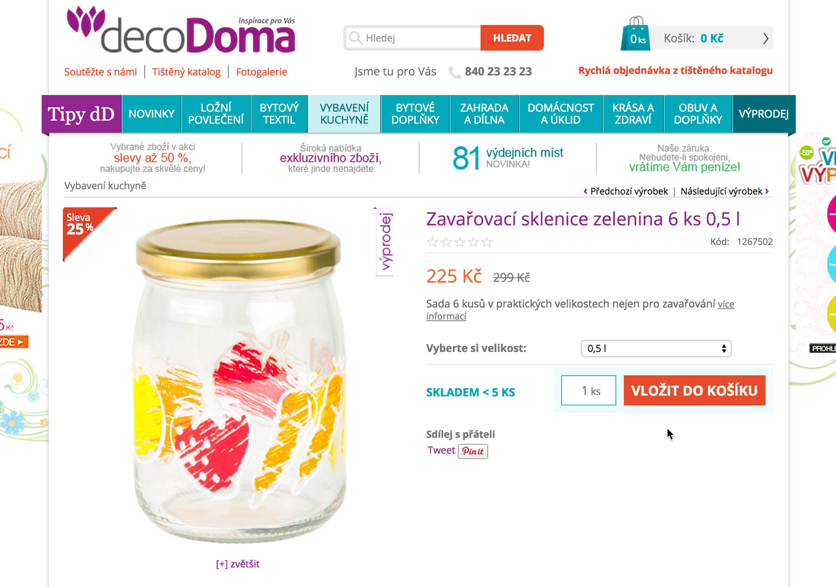 Decodoma.cz Detail produktu 2015